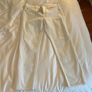 White Women’s Roxanne Ankle Jean Jeans: Size 28
